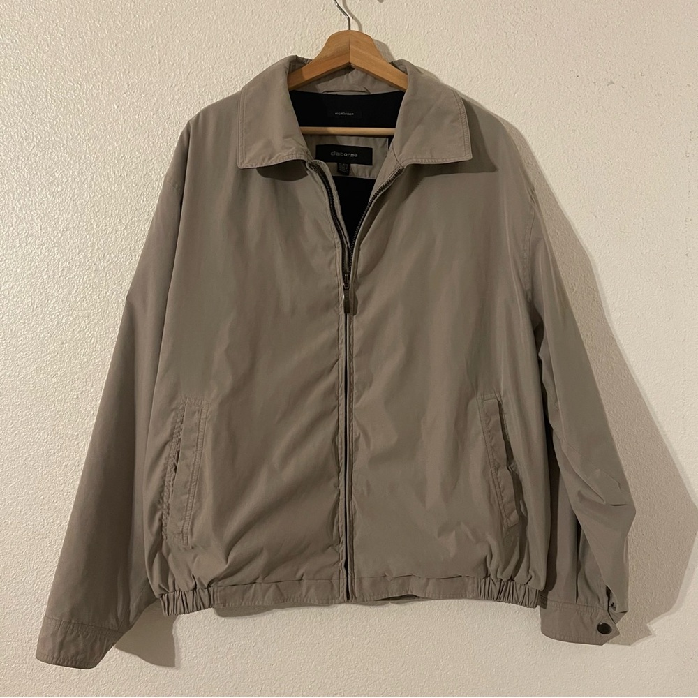 Claiborne Men's Beige Jacket Size XL